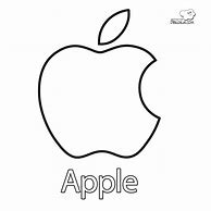 Image result for Apple Logo Coloring Page