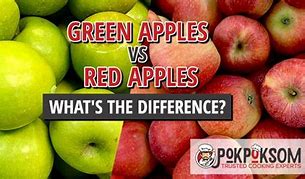 Image result for Green vs Red Apple