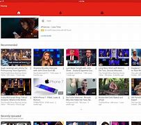 Image result for YouTube Homepage On iPad