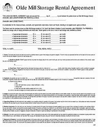 Image result for Storage Rental Agreement Forms Free