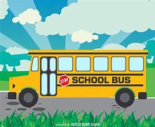 Image result for Cartoon School Bus Stop