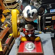Image result for Vintage Mickey Mouse Rotary Dial Phone
