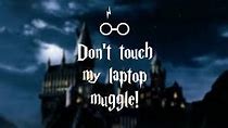 Image result for Don't Touch My Laptop Aesthetic