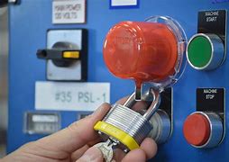 Image result for Push Button Lockout Device
