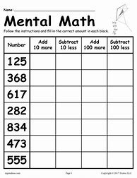 Image result for Mental Math Practice