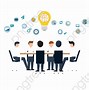 Image result for Image of Business Person Having a Team Meeting Illustration Material