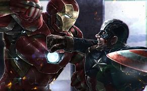 Image result for Iron Man and Captain America Wallpaper 4K for PC