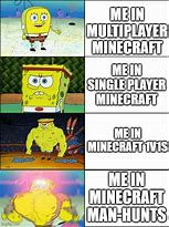 Image result for Minecraft Spongebob Meme