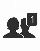 Image result for Facebook Friend Icon Black