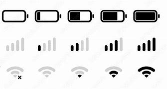 Image result for iPhone Battery and Network Icon
