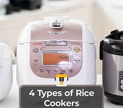 Image result for Types of Rice Cooker