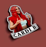 Image result for Cardi B Stickers