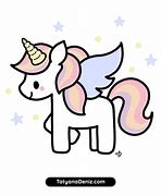 Image result for Unicorn Cute Kawaii Drawings