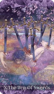 Image result for 10 of Swords Tarot