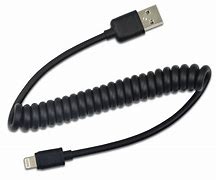 Image result for Coiled USB to Lightning Cable