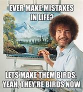 Image result for Mr Rogers and Bob Ross Meme