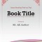 Image result for Microsoft Office Word Book Template