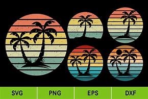 Image result for Retro Sunset Vector