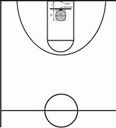 Image result for Top-Down Basketball Court