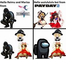 Image result for Touhou Payday Meme