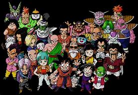 Image result for Dragon Ball Z Clip Art Characters Group