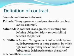 Image result for Business Law Contract Definition