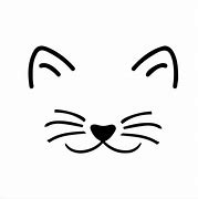 Image result for Cat Face Outline SVG
