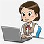 Image result for Laptop Computer Clip Art People