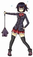 Image result for Rikka Gets Hit by Paper GIF