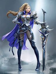 Image result for Female Knight Cartoon