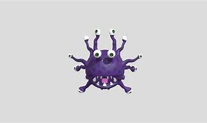 Image result for The Fortnight Monster Purple with Blue Eyes