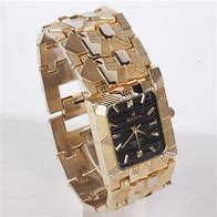 Image result for Bulova Diamond Quartz 18K Gold Watch