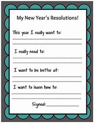 Image result for New Year Resolution Writing