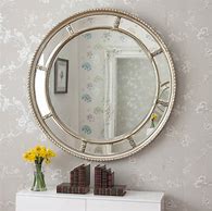 Image result for Round Decertive Mirror