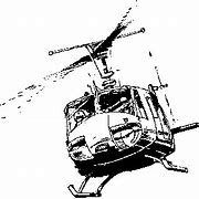 Image result for Huey Helicopter White Outline