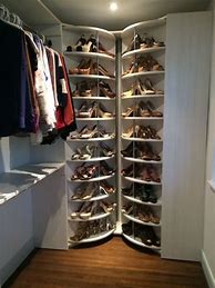 Image result for Shoe Lazy Susan for Closet