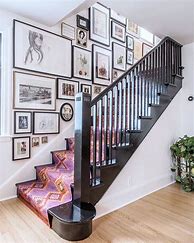 Image result for Stairway Gallery Wall