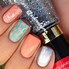 Image result for Teal and Peach French Nails