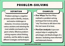 Image result for Problem Analysis Solution