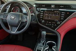 Image result for Camry XSE Pearl White Red Interior