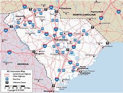 Image result for Exits On I-95 South Carolina Map
