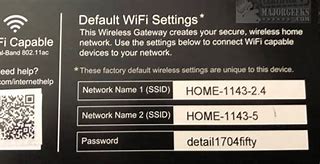 Image result for Where to Find Wi-Fi Password On Xfinity Router