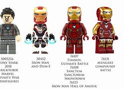 Image result for LEGO Iron Man Suits List