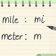 Image result for How Many Meters Is One Mile