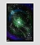 Image result for Green Galaxy iPhone Wallpaper