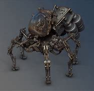 Image result for Steampunk Spider Mech