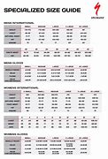 Image result for Specialized Frame Size Chart
