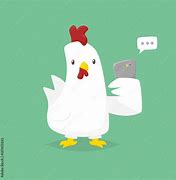 Image result for Cartoon Chicken On the Phone