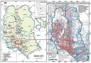 Image result for Land Use Dhaka Map