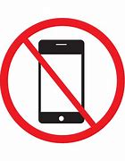 Image result for Cute Cartoon of No Phone. Sign
